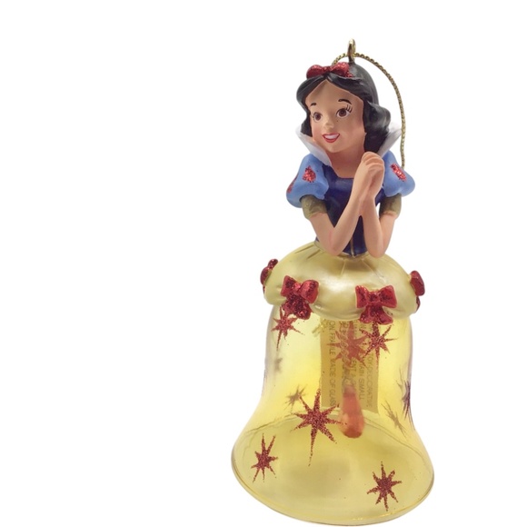 Vintage 1999 Disney Snow White Bell Ornament,Vintage Glass Christmas Decoration - Picture 13 of 13